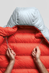 SLEEPINGBAG LIGHTEC -17° C DOWN - grigio