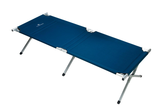 ALUMINIUM CAMPING COT BLUE COLOUR Blue
