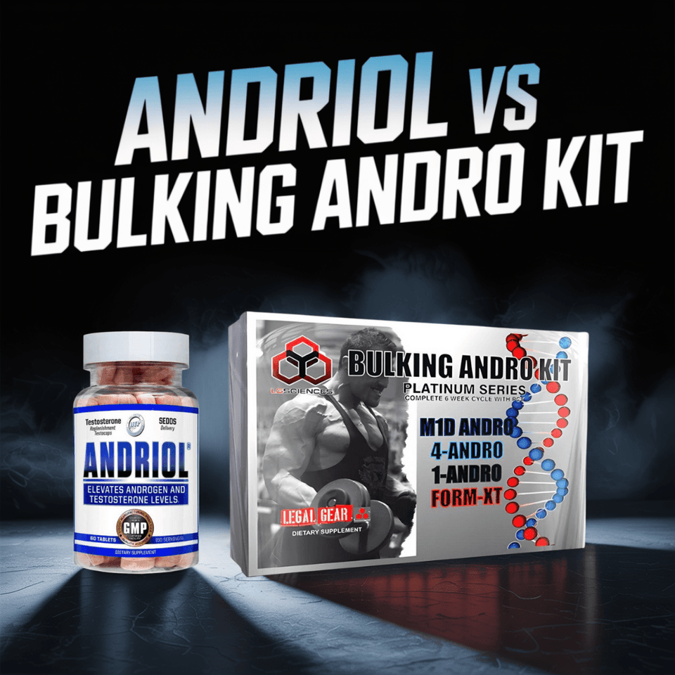 Hi-Tech Andriol vs LG Sciences Bulking Andro Kit: Which is Right for Your Bulking Cycle?
