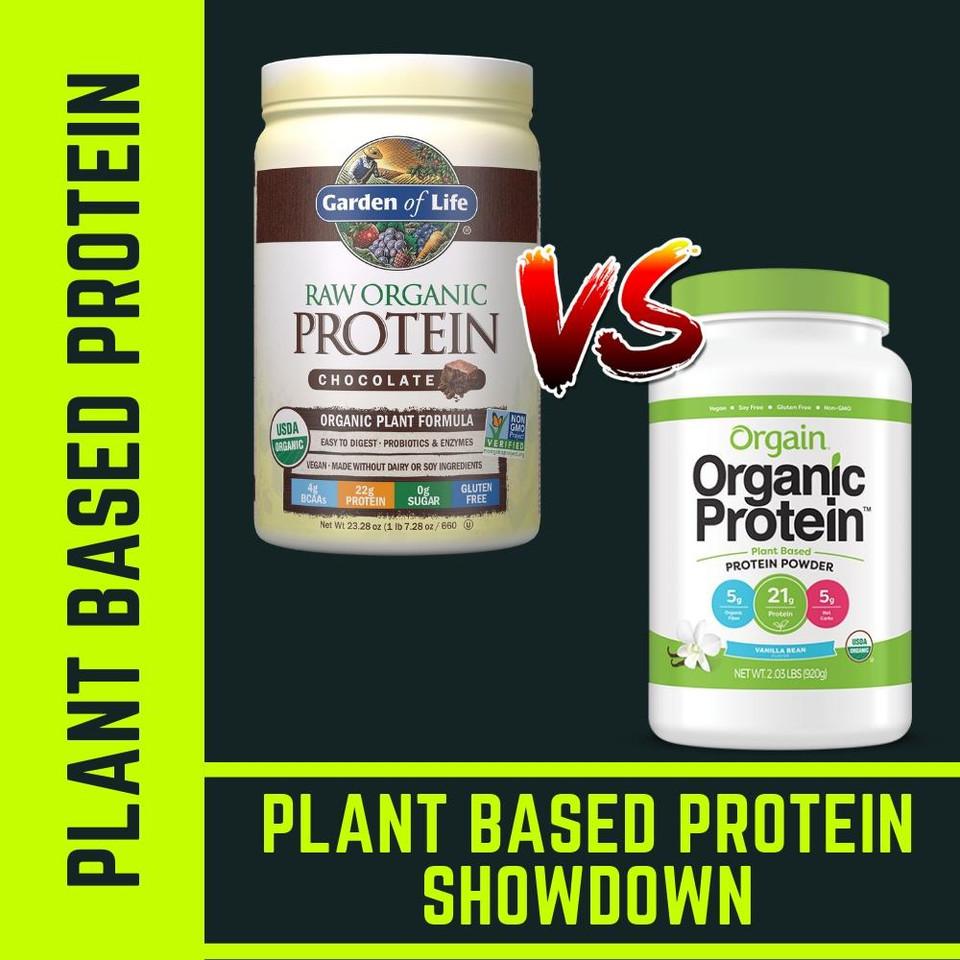 Orgain Organic Protein vs. Garden of Life Raw Organic Protein | Battle of the Plant Based Proteins