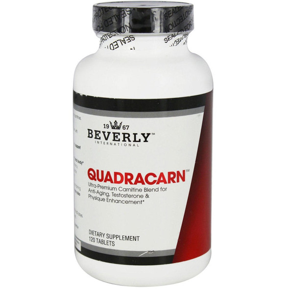  Beverly International QuadraCarn 120 Tablets 