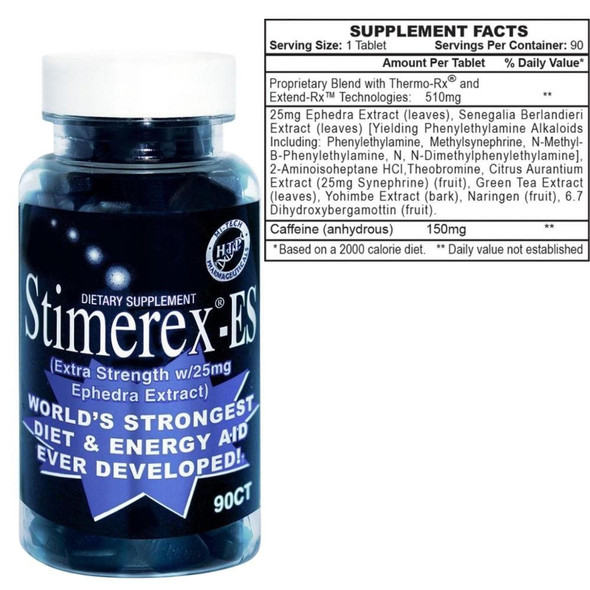  Hi-Tech Pharmaceuticals Stimerex-ES 90 Tablets 