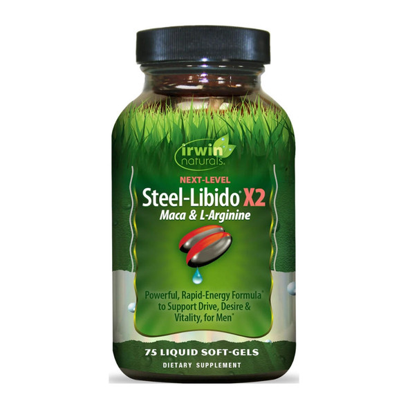  Irwin Naturals Steel-Libido Double Strength 75 Softgels 