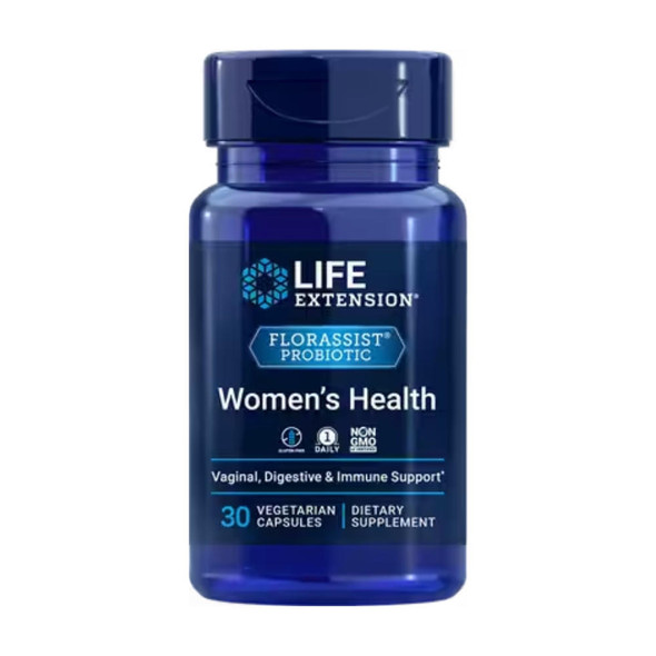  Life Extension FLORASSIST Women's Health Probiotic 30 Vege Capsules 