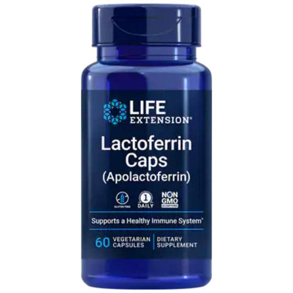  Life Extension Lactoferrin (apolactoferrin) CAPS 60 Capsules 