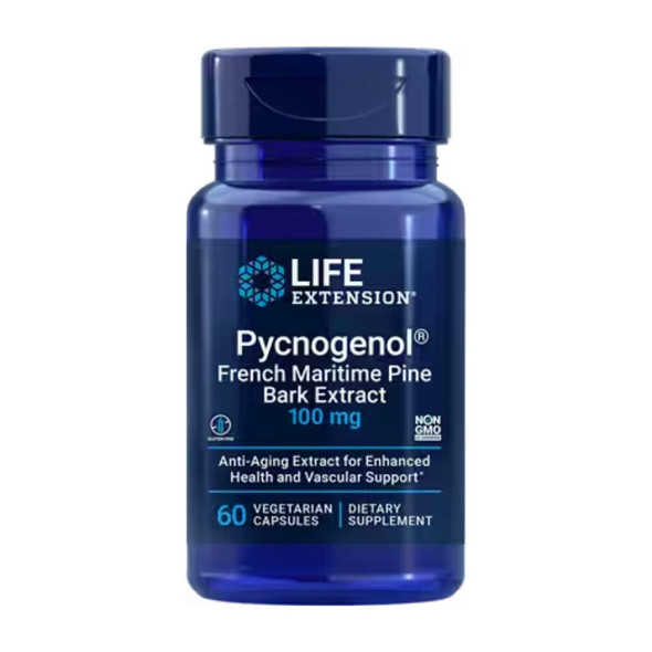  Life Extension Pycnogenol 100mg 60 Vege Caps 