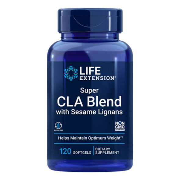  Life Extension Super CLA Blend with Guarana and Sesame Lignans 1000mg 120 Soft Gels 