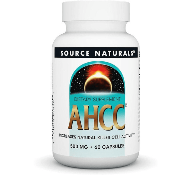  Source Naturals AHCC 500mg 60 Capsules 