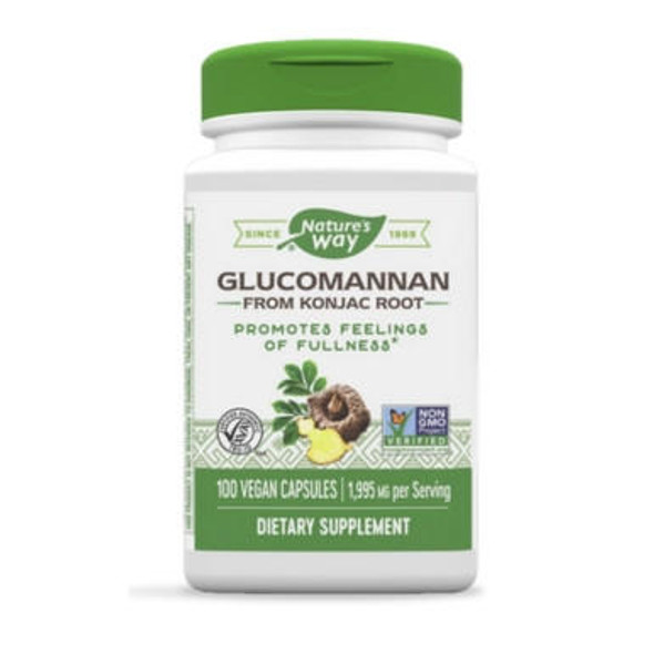  Nature's Way Glucomannan 100 Capsules 