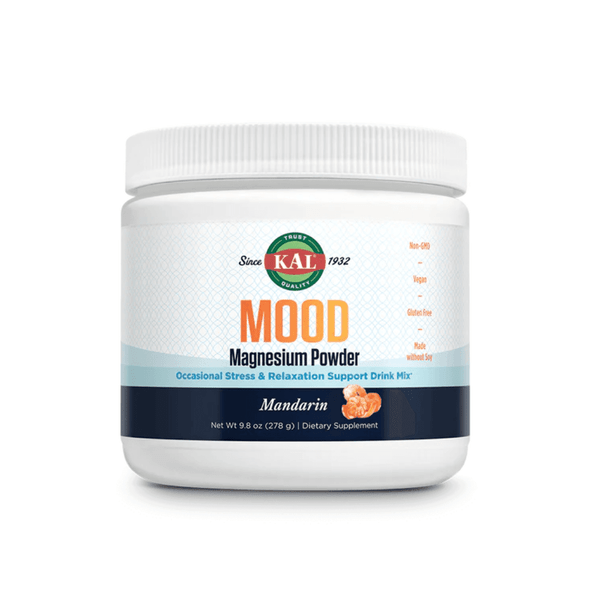 Kal KAL Mood Magnesium Glycinate Powder Mandarin 40 Servings 