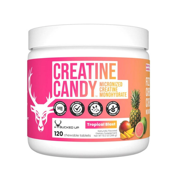  Bucked Up Creatine Candy 120 Count 