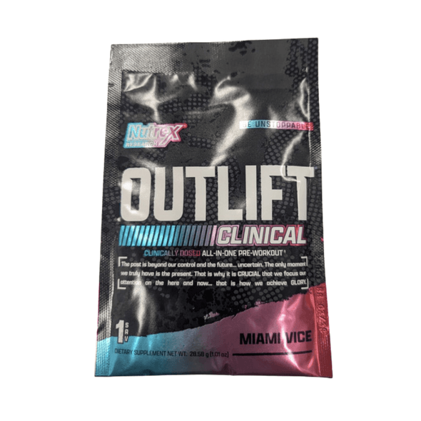  CLEARANCE: Nutrex Research Outlift Clinical Miami Vice Single Sample Packet 
