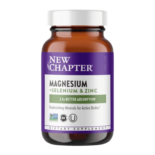  New Chapter Magnesium Selenium & Zinc 90 Tablets 