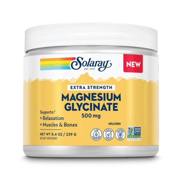  Solaray Extra Strength Magnesium Glycinate Powder 