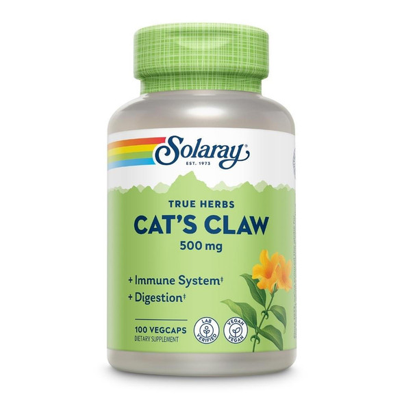  Solaray Cat's Claw 540mg 100 Capsules 