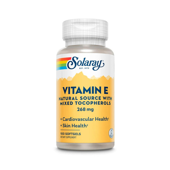  Solaray Vitamin E 400 IU 100 Soft Gels 