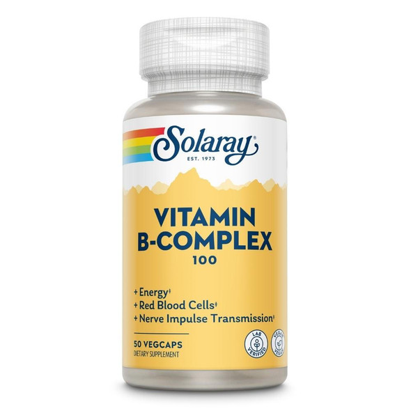  Solaray B-Complex 100 50 Capsules 