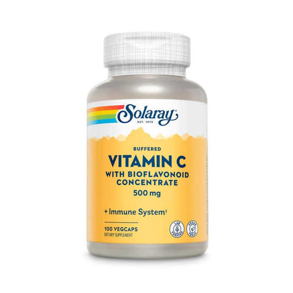  Solaray Bio-Plex Buffered Vitamin C 500mg 100 Capsules 