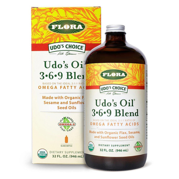  Flora (Udo's Choice) Udo's Choice Oil Blend 32oz 