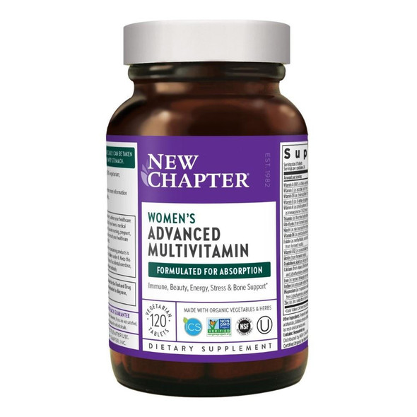  New Chapter Women's Advanced Multivitamin 120 Tabs 