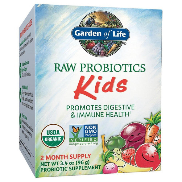 Garden of Life Raw Probiotics Kids 3.4 Oz 