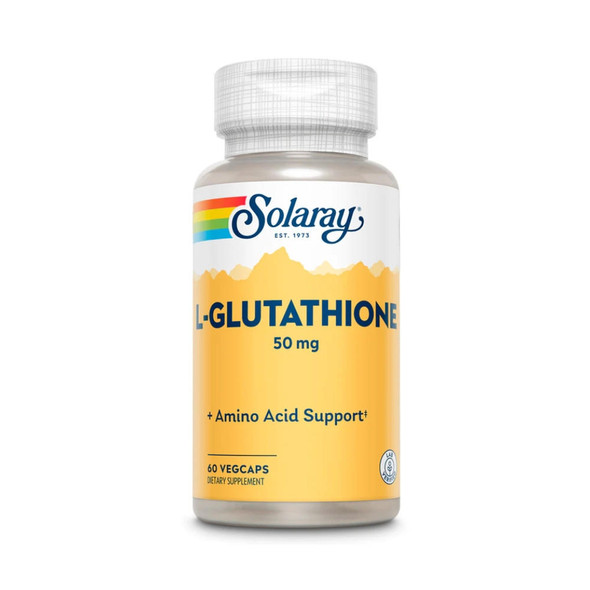  Solaray Free Form L-Glutathione 50mg 60 Capsules 