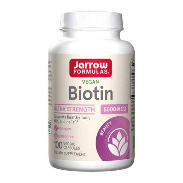  Jarrow Formulas Biotin 5000mcg 100 Capsules 