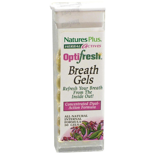 Nature's Plus Optifresh Breath Gels 50 Gels Other Supplements Nature's Plus  (1057910292523)
