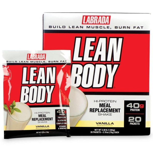 Labrada Nutrition Labrada Lean Body Original MRP 20 Pack 