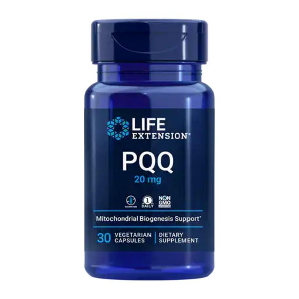  Life Extension PQQ 20mg 30 Vege Capsules 