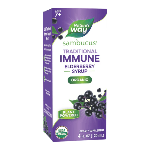  Nature's Way Sambucus Original Syrup Black Elderberry 4 fl oz 