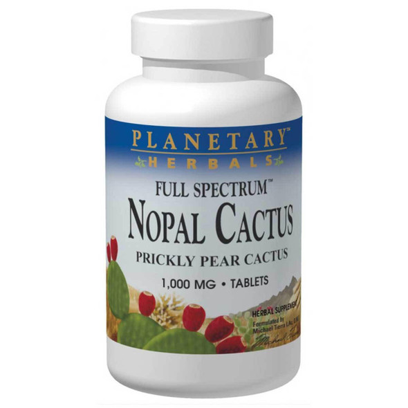  Planetary Herbals Nopal Cactus/Prickly Pear 60 Tablets 