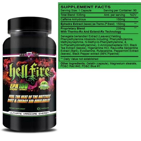  Innovative Labs Hell Fire 90 Capsules 