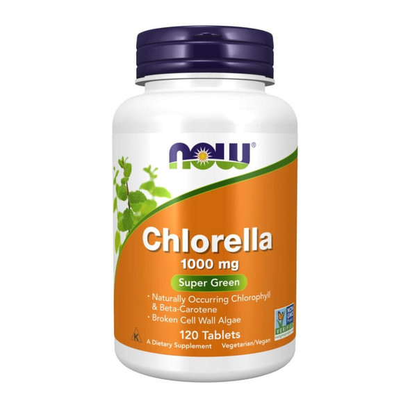  Now Foods Chlorella 1,000mg 120 Tablets 