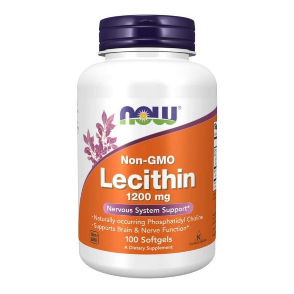  Now Foods Lecithin 1200 Mg 100 Soft Gels 