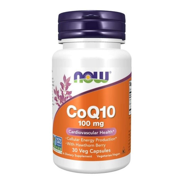  Now Foods CoQ10 100 Mg 30 Vegetable Capsules 