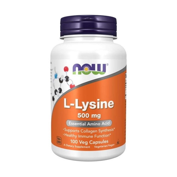  Now Foods L-Lysine 500 Mg 100 Capsules 