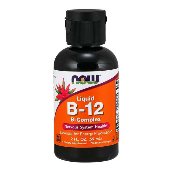  Now Foods B-12 Liquid B-Complex 2 Oz 