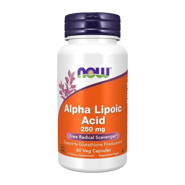  Now Foods Alpha Lipoic Acid 250 Mg 60 Vegetable Capsules 