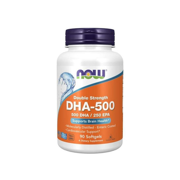  Now Foods DHA 500 Mg 90 Soft Gels 