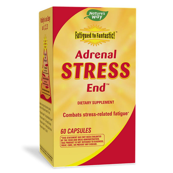  Nature's Way Adrenal Stress End 60 Capsules (Previously Enzymatic Therapy) 