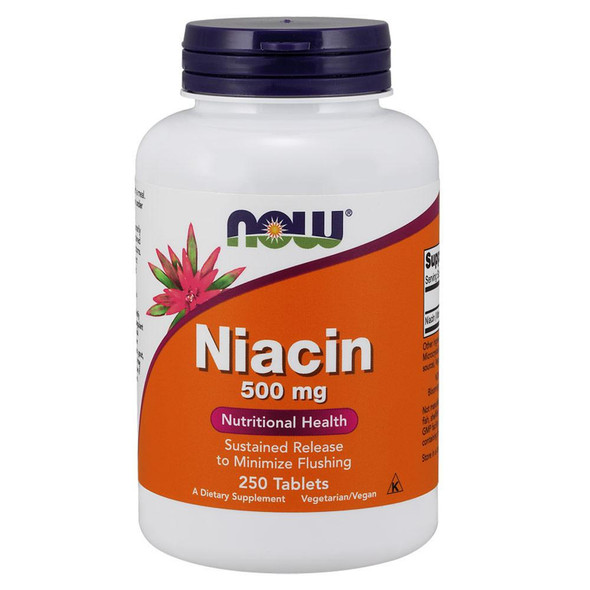  Now Foods Niacin 500 Mg 250 Tablets 