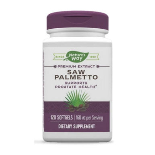  Nature's Way Super Saw Palmetto 120 Soft Gels 