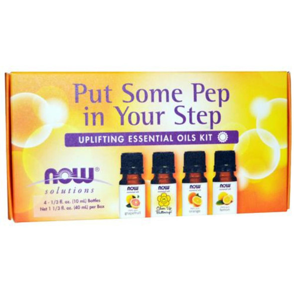  Now Foods Put Some Pep In Your Step- Uplifting Essential Oils Kit 