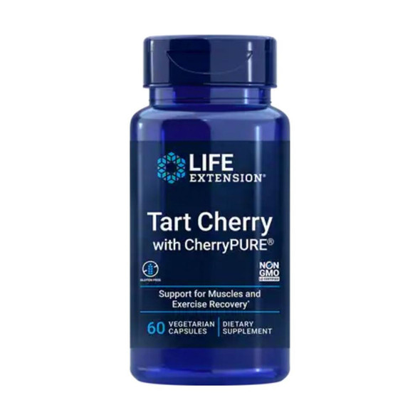  Life Extension Tart Cherry Extract 60 Vege Capsules 