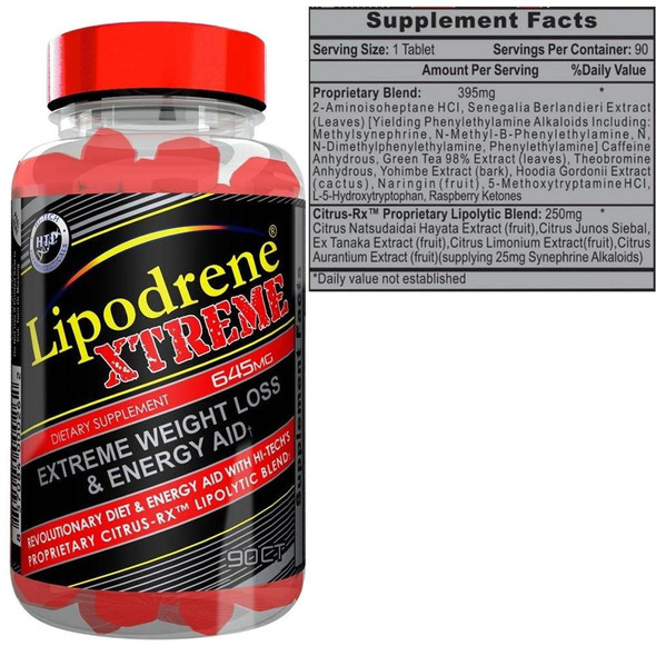  Hi-Tech Pharmaceuticals Lipodrene Xtreme 90ct 