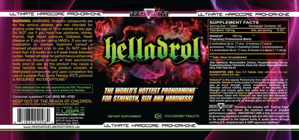 Innovative Labs HELLA-DROL 60 Tablets Innovative Labs HELLA-DROL 60 Tablets