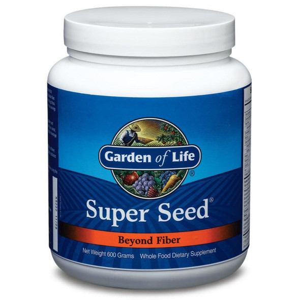  Garden of Life Super Seed Beyond Fiber w/ Flax Seed 600 grams 