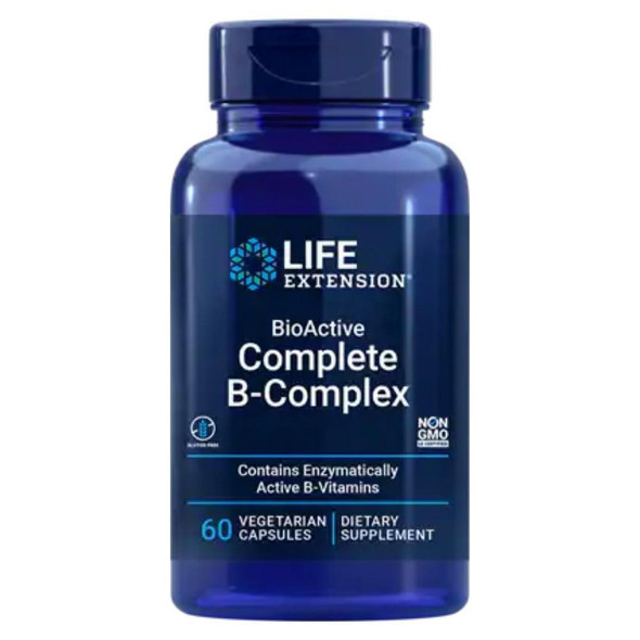  Life Extension BioActive Complete B-Complex 60 Vege Capsules 