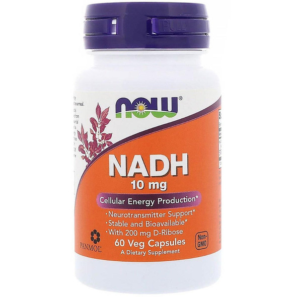  Now Foods NADH 10mg 60 Vege Capsules 